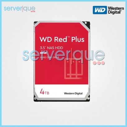 WD40EFPX Western Digital Red Plus 4TB 5.4K SATA 6Gbps 256MB 3.5" NAS Hard Drive